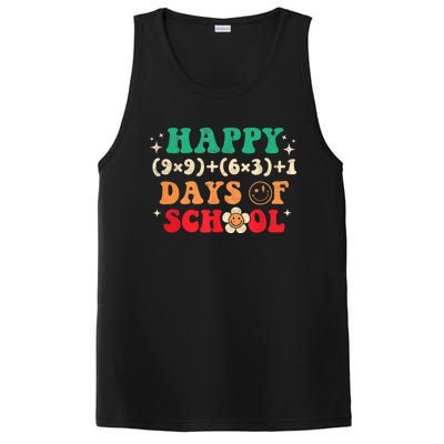 Happy 100 Days Of School 100 Day Smarter Groovy Meaningful Gift PosiCharge Competitor Tank