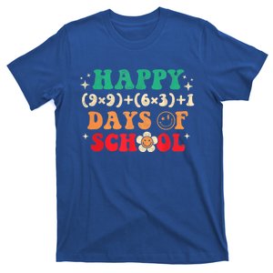 Happy 100 Days Of School 100 Day Smarter Groovy Meaningful Gift T-Shirt