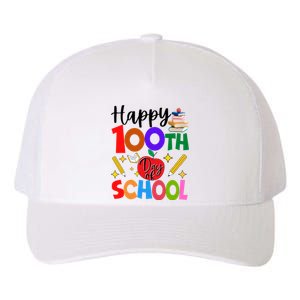 Happy 100th Day Of School Teachers Students Yupoong Adult 5-Panel Trucker Hat