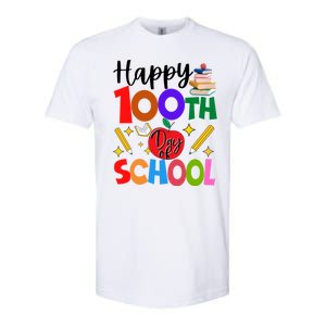 Happy 100th Day Of School Teachers Students Softstyle CVC T-Shirt