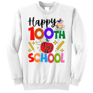 Happy 100th Day Of School Teachers Students Sweatshirt