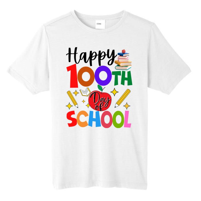 Happy 100th Day Of School Teachers Students Tall Fusion ChromaSoft Performance T-Shirt