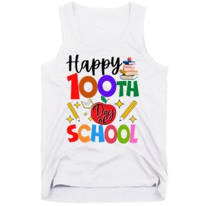 Happy 100th Day Of School Teachers Students Tank Top