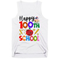 Happy 100th Day Of School Teachers Students Tank Top