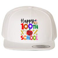 Happy 100th Day Of School Teachers Students Wool Snapback Cap