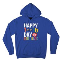 Happy 100Th Day Of 6Th Grade Hockey School Teacher Student Gift Hoodie