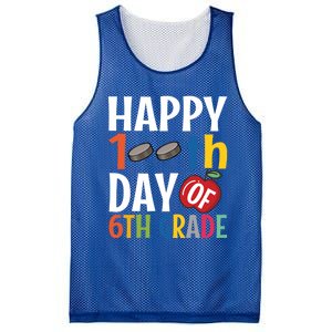 Happy 100Th Day Of 6Th Grade Hockey School Teacher Student Gift Mesh Reversible Basketball Jersey Tank