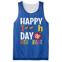 Happy 100Th Day Of 6Th Grade Hockey School Teacher Student Gift Mesh Reversible Basketball Jersey Tank