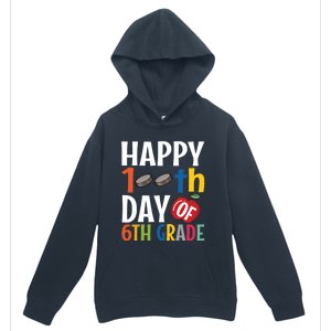 Happy 100Th Day Of 6Th Grade Hockey School Teacher Student Gift Urban Pullover Hoodie