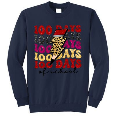 Happy 100 Days Of School Faux Tall Sweatshirt