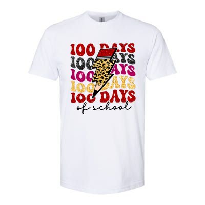 Happy 100 Days Of School Faux Softstyle® CVC T-Shirt