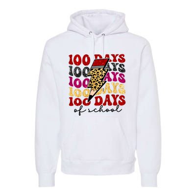 Happy 100 Days Of School Faux Premium Hoodie