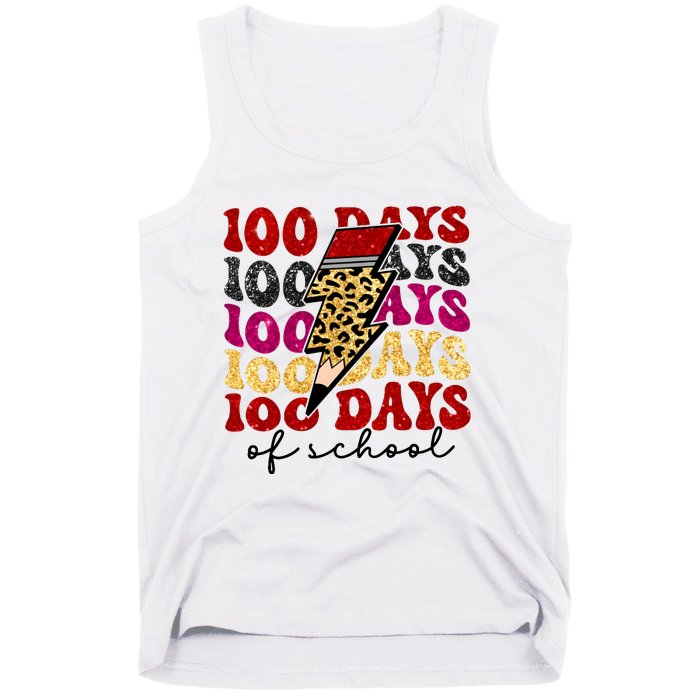 Happy 100 Days Of School Faux Tank Top