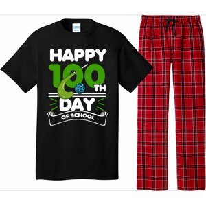 Happy 100Th Day Of School Field Hockey Player Sports Meaningful Gift Pajama Set