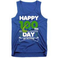 Happy 100Th Day Of School Field Hockey Player Sports Meaningful Gift Tank Top