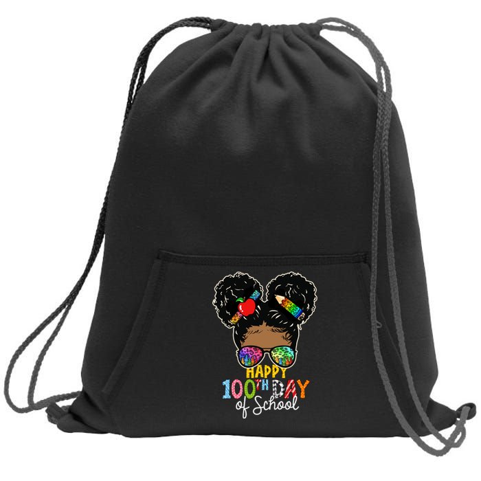 Happy 100th Day Sweatshirt Cinch Pack Bag