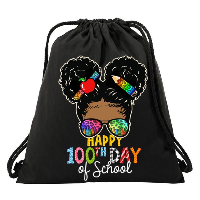 Happy 100th Day Drawstring Bag