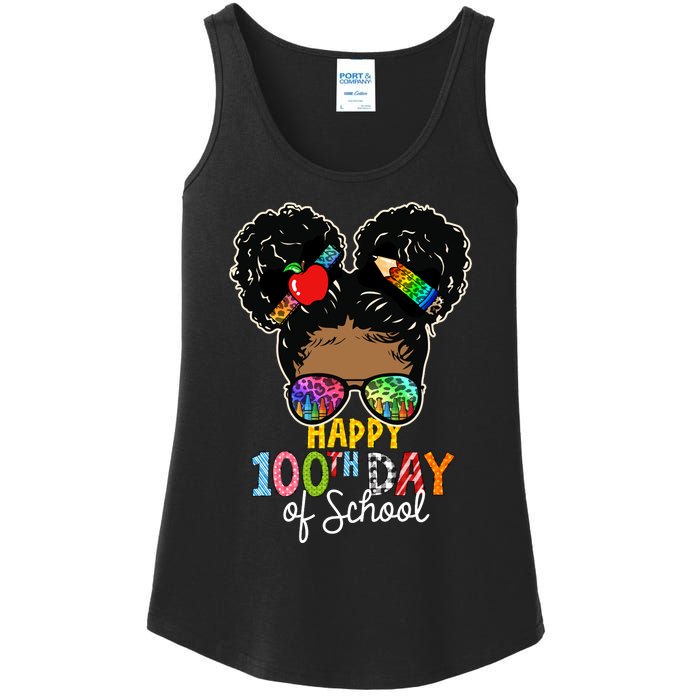 Happy 100th Day Ladies Essential Tank