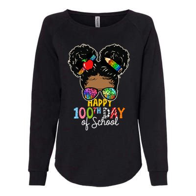 Happy 100th Day Womens California Wash Sweatshirt