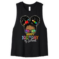 Happy 100th Day Women's Racerback Cropped Tank