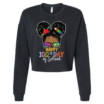 Happy 100th Day Cropped Pullover Crew