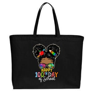 Happy 100th Day Cotton Canvas Jumbo Tote