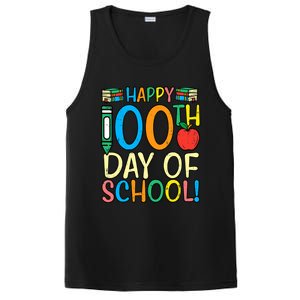 Happy 100th Day Of School 100 Days Smarter Teacher Students Great Gift PosiCharge Competitor Tank