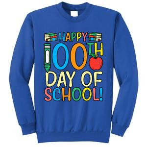 Happy 100th Day Of School 100 Days Smarter Teacher Students Great Gift Sweatshirt