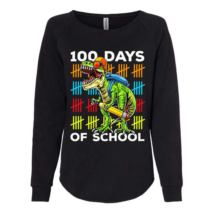 Happy 100th Day Of School Teachers 100 Days Womens California Wash Sweatshirt