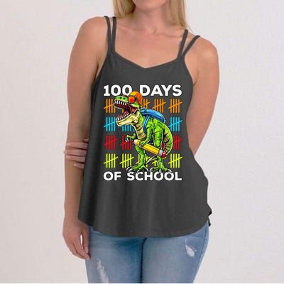 Happy 100th Day Of School Teachers 100 Days Women's Strappy Tank