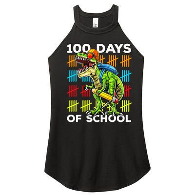 Happy 100th Day Of School Teachers 100 Days Women’s Perfect Tri Rocker Tank