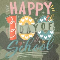 Happy 100th Day Of School 100 Days Of School Teacher Student Legacy Tie Dye Trucker Hat