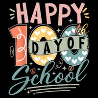 Happy 100th Day Of School 100 Days Of School Teacher Student 16 in Basic Backpack