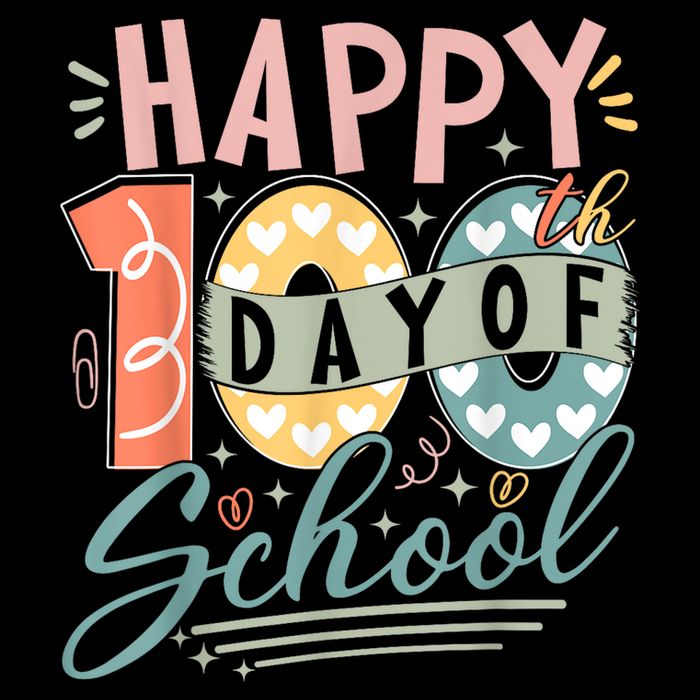 Happy 100th Day Of School 100 Days Of School Teacher Student 16 in Basic Backpack