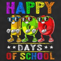 Happy 100 Days of School Flossing 100th Day School Cool Comfort Performance Bucket Hat