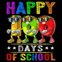 Happy 100 Days of School Flossing 100th Day School Backpack