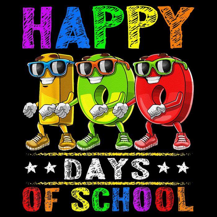 Happy 100 Days of School Flossing 100th Day School Backpack