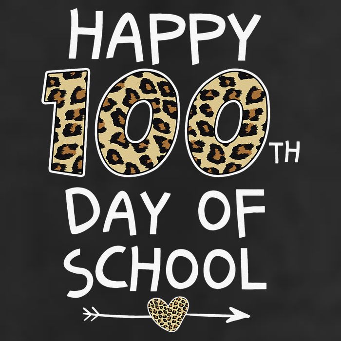 Happy 100th Day Of School Leopard Cute For Teacher Student Cool Comfort Performance Bucket Hat