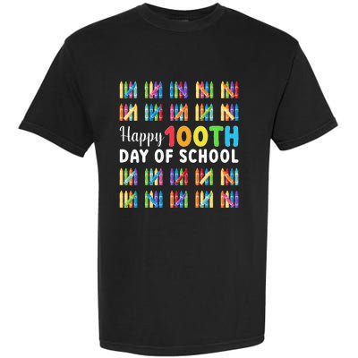 Happy 100th Day Of School Gift 100 Days Of School Garment-Dyed Heavyweight T-Shirt