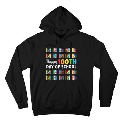 Happy 100th Day Of School Gift 100 Days Of School Hoodie