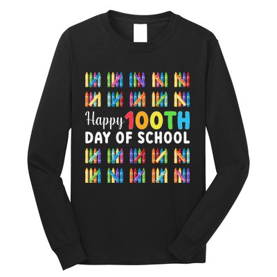 Happy 100th Day Of School Gift 100 Days Of School Long Sleeve Shirt