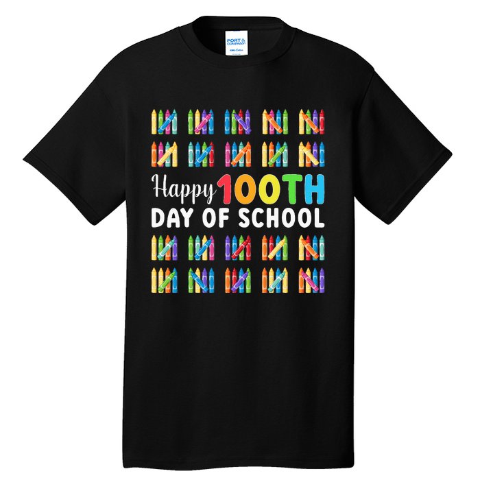 Happy 100th Day Of School Gift 100 Days Of School Tall T-Shirt