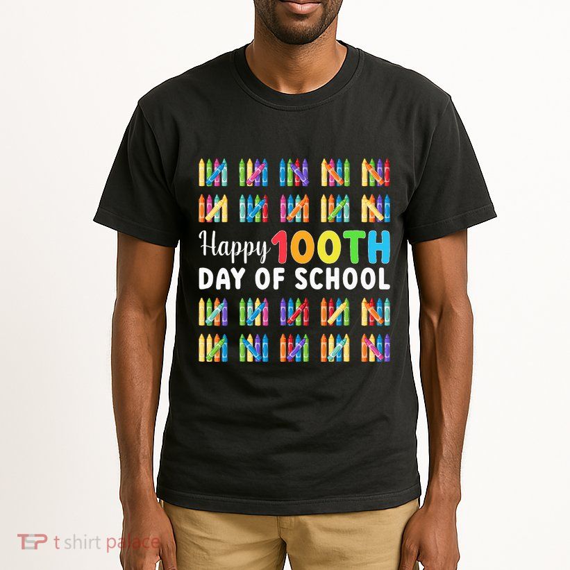 Happy 100th Day Of School Gift 100 Days Of School Tall T-Shirt