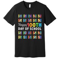 Happy 100th Day Of School Gift 100 Days Of School Premium T-Shirt