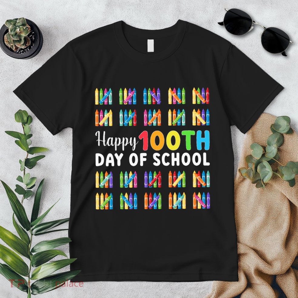 Happy 100th Day Of School Gift 100 Days Of School Premium T-Shirt