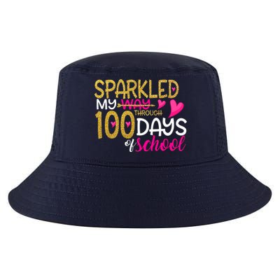 Happy 100th Day Sparkled My Way Through 100 Days Of School Cool Comfort Performance Bucket Hat