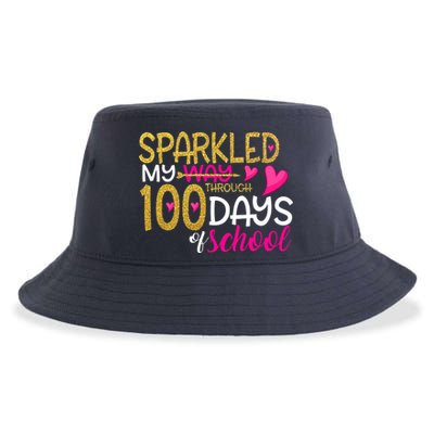 Happy 100th Day Sparkled My Way Through 100 Days Of School Sustainable Bucket Hat