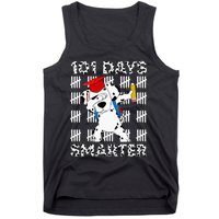 Happy 101 Days School Cute Dog 100 Days Smarter Teacher Tank Top