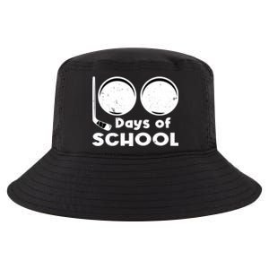 Happy 100 Days Of School Hockey For Teacher And Gift Cool Comfort Performance Bucket Hat