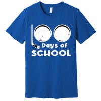 Happy 100 Days Of School Hockey For Teacher And Gift Premium T-Shirt